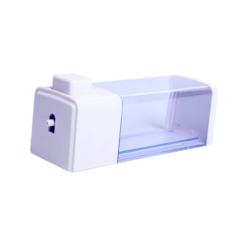 EVGREF ® ABS Plastic Liquid Handwash Soap Dispenser for Bathroom Kitchen 350 Ml (White) (Pack of 1) - Image 3