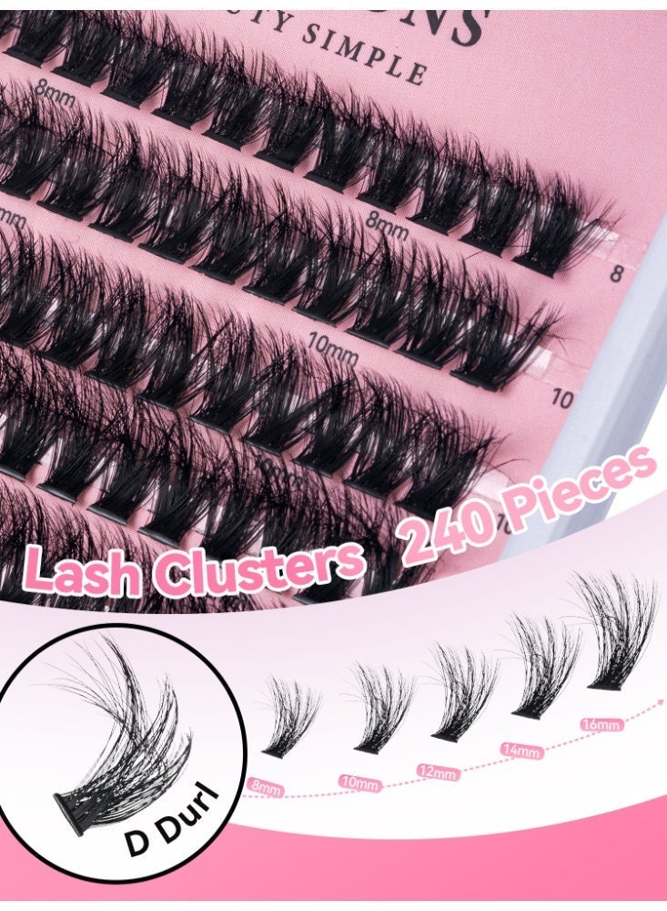 D'AMMA'N DIY Segment Cluster Lashes Hot Melt Soft Volume Mix - Image 3