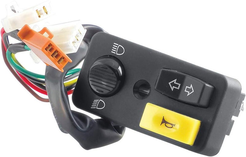 Uno Minda SW-0256A Handle BAR Switch- Right Side - Light & Horn For-3W - Mahindra Champion ALFA/Piaggio APE