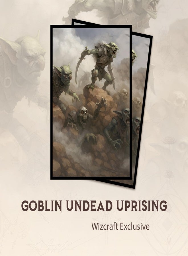 Paramint Goblin Undead Uprising MTG Card Sleeves (Smooth) - 104 Count Standard Size TCG Sleeves - Compatible with Magic The Gathering, Lorcana - Double Sleeving - Original Art Design - Image 2