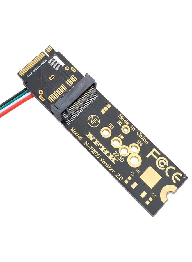NFHK Wireless NGFF A/E-Key WiFi Card to M.2 NGFF Key-M NVME SSD Adapter for AX200 Wifi 6 Bluetooth 5.1 - Image 2