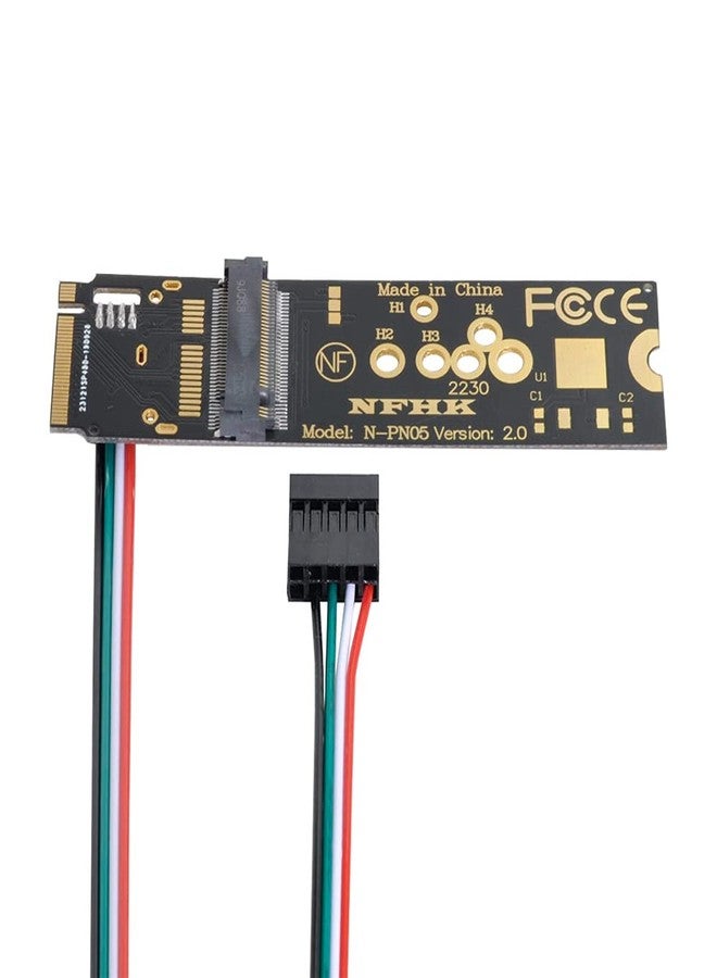 NFHK Wireless NGFF A/E-Key WiFi Card to M.2 NGFF Key-M NVME SSD Adapter for AX200 Wifi 6 Bluetooth 5.1 - Image 3