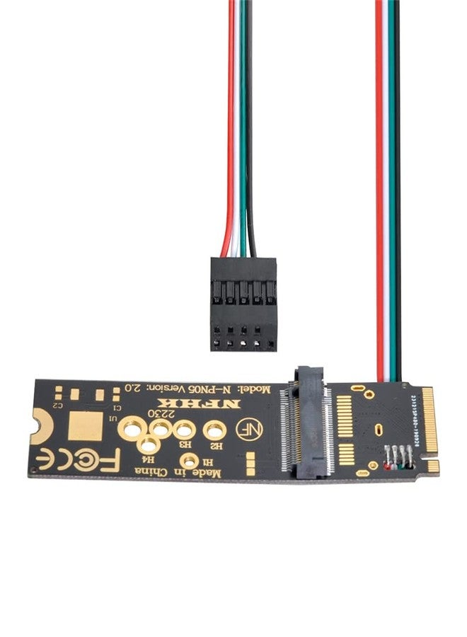 NFHK Wireless NGFF A/E-Key WiFi Card to M.2 NGFF Key-M NVME SSD Adapter for AX200 Wifi 6 Bluetooth 5.1 - Image 1
