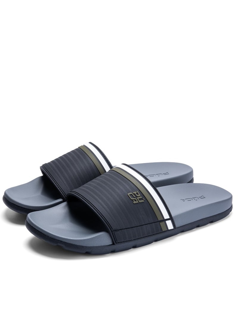 Puca Slider for Men | Men's Flip Flop | Durable and Light Weight With Maximum Grip Men's Slippers | Slider003 Grey - Image 2