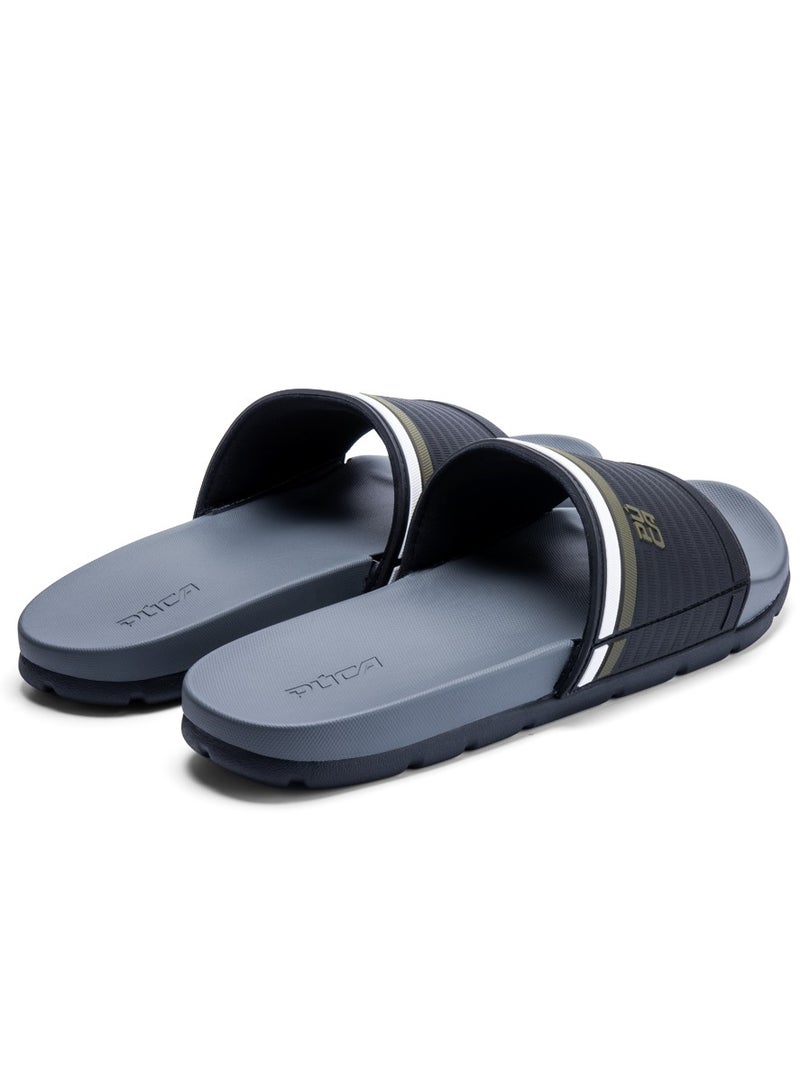 Puca Slider for Men | Men's Flip Flop | Durable and Light Weight With Maximum Grip Men's Slippers | Slider003 Grey - Image 3
