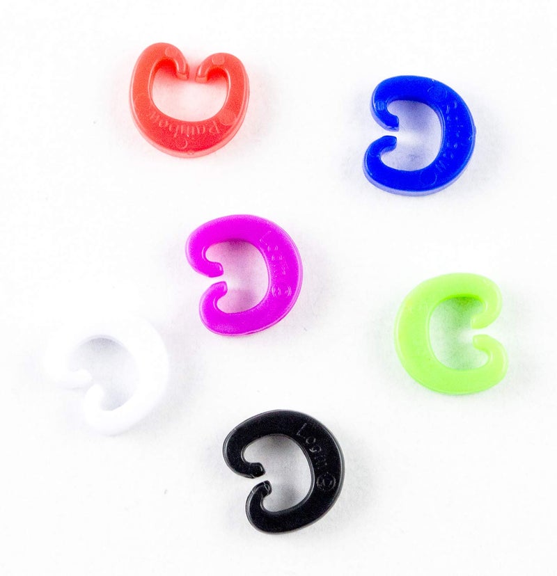 Rainbow Loom 300-Piece Rainbow Loom Colored C-Clips for Rubber Band Bracelets Original Colored C-Clips Refill Pack by Choonâ€™s Design â€“ Compatible with All Rainbow Loom Kits â€“ Ages 8 and Up - Image 3