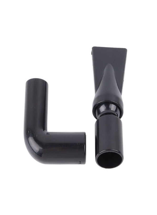 Chiffonade Black Plastic Aquarium Water Outlet Rotatable Elbow Pipe Fitting Fish Tank Nozzle Duckbill Sprinkler Aquarium Canister Filter(M) - Image 1