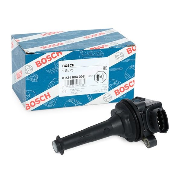 BOSCH 0221604008 Original Equipment Ignition Coil Compatible with Select Volvo C70 S60 S70 S80 V70 XC70 XC90 Single - Image 4