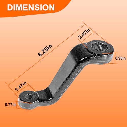 YMT 6605 Drop Pitman Arm Fits for Jeep Cherokee XJ & Comanche MJ 1984-2001, for Jeep Wrangler YJ & TJ 1987-2006, for Jeep Power Steering - Image 4