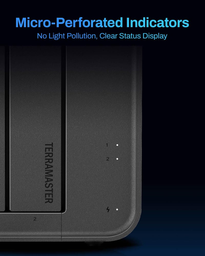 TERRAMASTER F2-425 2-Bay NAS Storage - Intel x86 Quad-Core CPU, 4GB RAM, 2.5GbE LAN, Network Attached Storage Multimedia Server for Home Users (Diskless) - Image 5