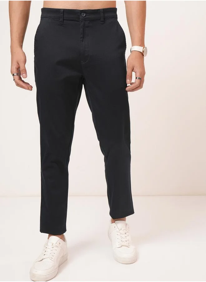 هاي لاندر Mid Rise Regular Fit Chino Trousers