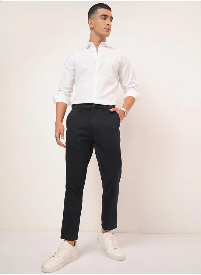 هاي لاندر Mid Rise Regular Fit Chino Trousers