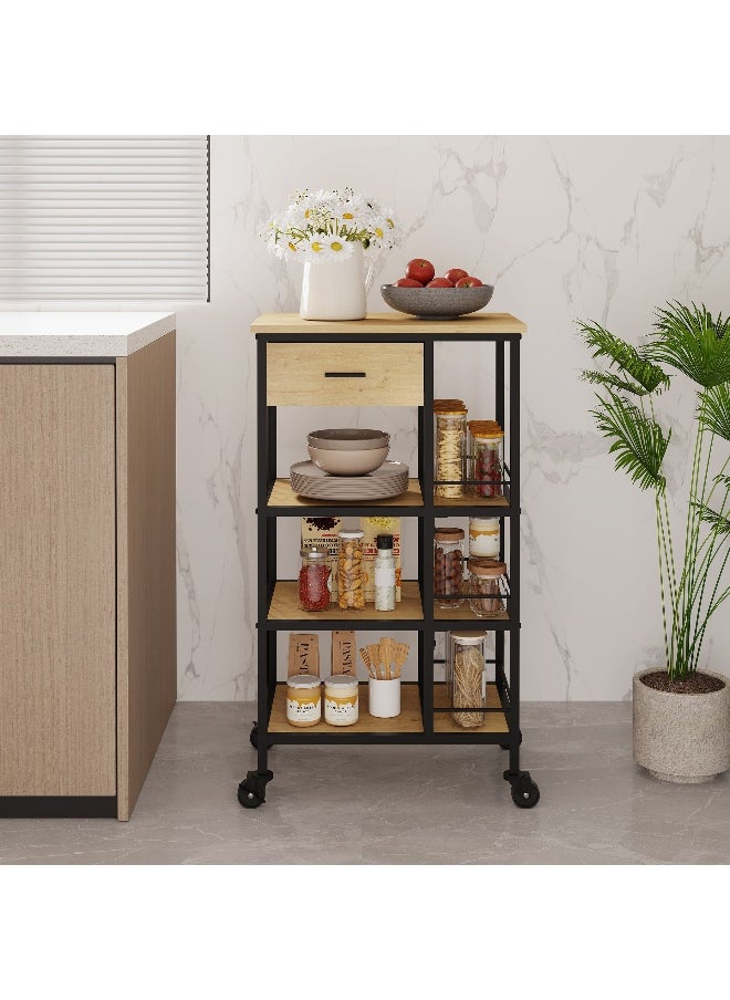 Home Box Emila Small Kitchen Trolley  - Image 1