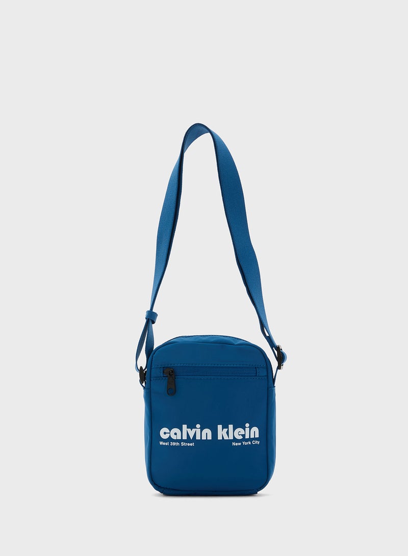Calvin Klein Jeans Graphic Reporter Bag - Image 1
