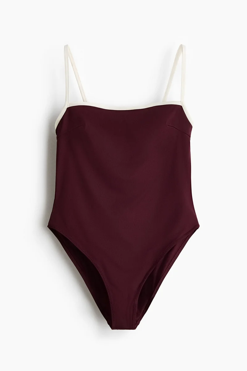 H&M Padded-cup High Leg swimsuit