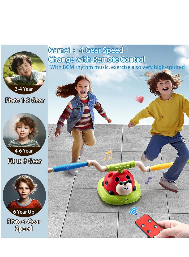 Rocket Launcher with Musical Jump and Toss Ring Game 3 in 1  ToyFun Indoor & Outdoor Toy for Kids, Boys & Girls | Perfect for Birthday Gifts, Sports, and Summer Fun!  - Image 2