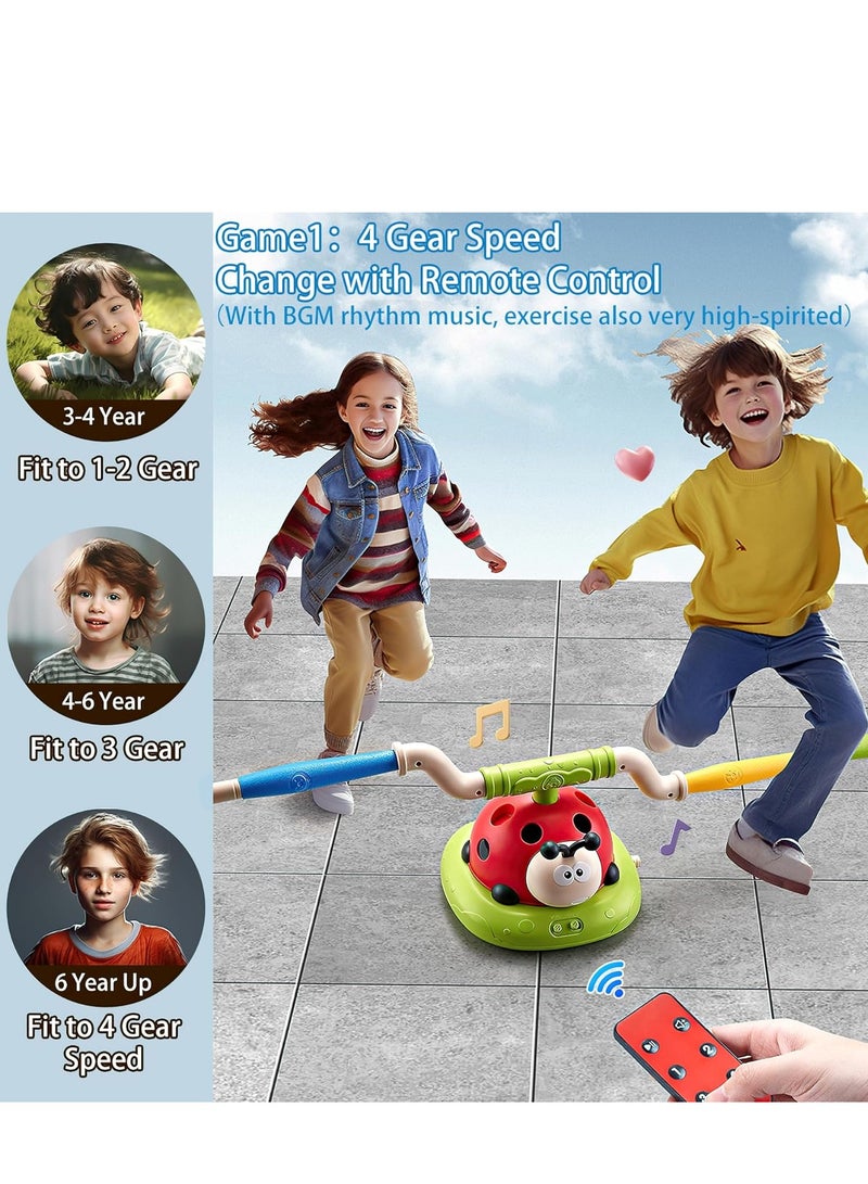 Rocket Launcher with Musical Jump and Toss Ring Game 3 in 1  ToyFun Indoor & Outdoor Toy for Kids, Boys & Girls | Perfect for Birthday Gifts, Sports, and Summer Fun!  - Image 4