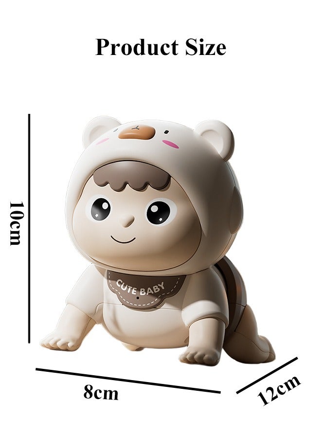 Crawling Baby Toy, Electric Crawling Musical Toy, Essential Early Educational Baby Toy, Sensory Development Toy, Infant Tummy Time Toy, Toddler Musical Toys, Interactive Baby Toy, Fun Crawling Doll for Baby's Crawling, Head Lifting and Speak - Image 2