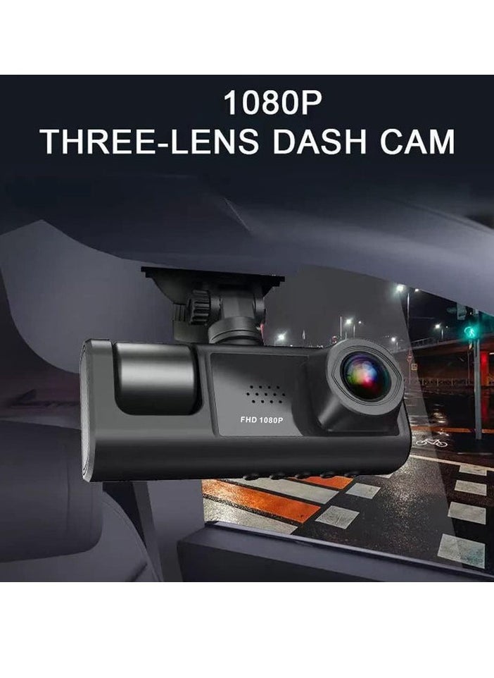 Generic 4-Channel Car Dash Camera: 130° Wide Angle, 1296x1080P Front, Inside, and Rear Cameras  - Image 2