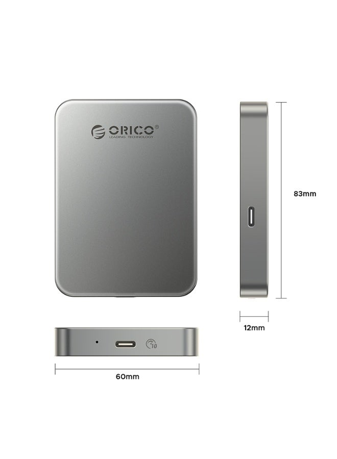 Orico ORICO 256GB Magnetic External SSD, 4K ProRes HDR Record and Store, Portable Solid State Drive, Compatible with USB-C Smartphone, Computer Transfer speed up to 1000MB/s- K10 - Image 4