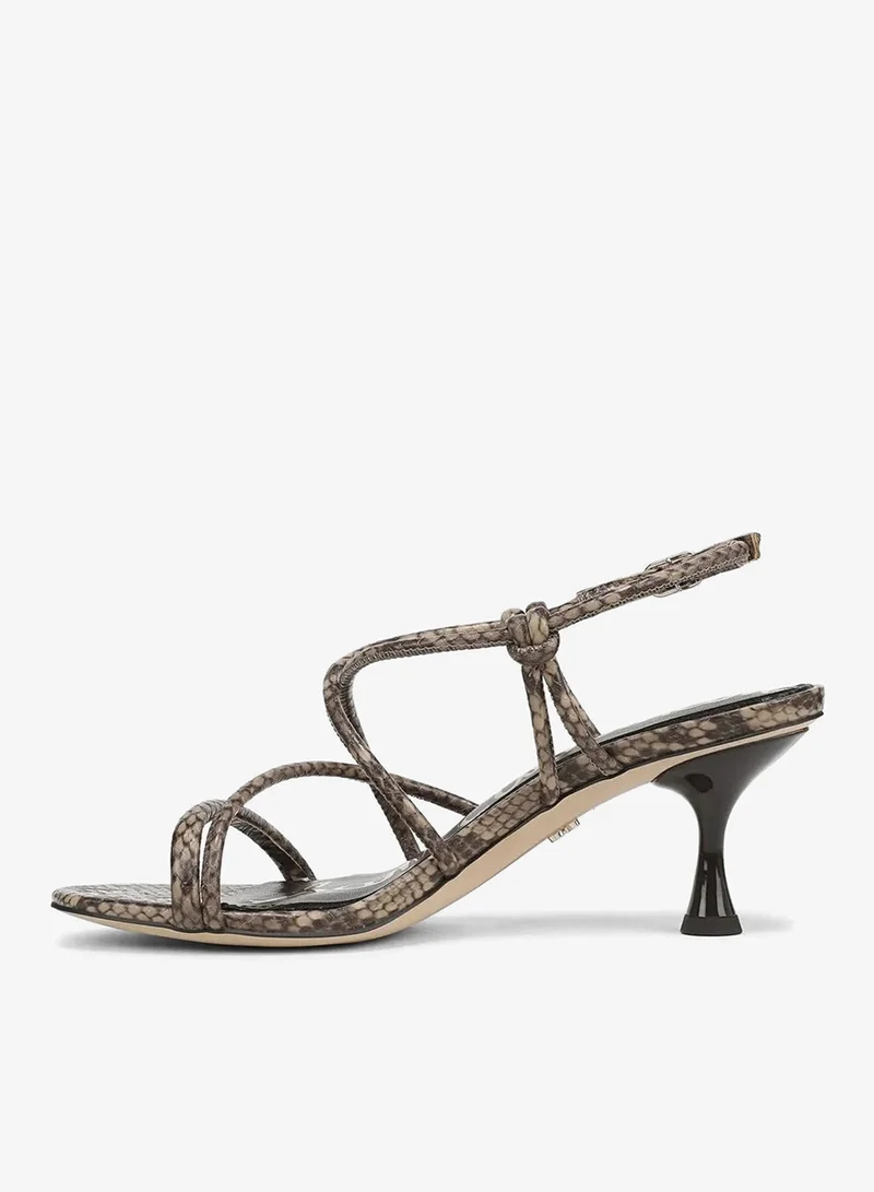 Sam Edelman BROWN Riana Strappy Heel Sandal for Women | Best Price UAE