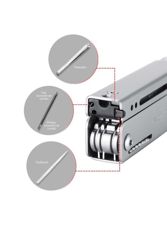 ROXON M3 13 in 1 Multi Tool EDC Knife And Scissors with Toothpick & Tweezers Practical Small and Exquisite - Image 3