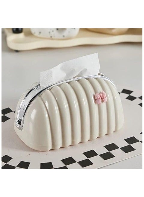 Living Room Tissue Box, Cute Slim Lightweight Home Storage Box for Coffee Table, Creative Flexible Paper Box Multicolor
