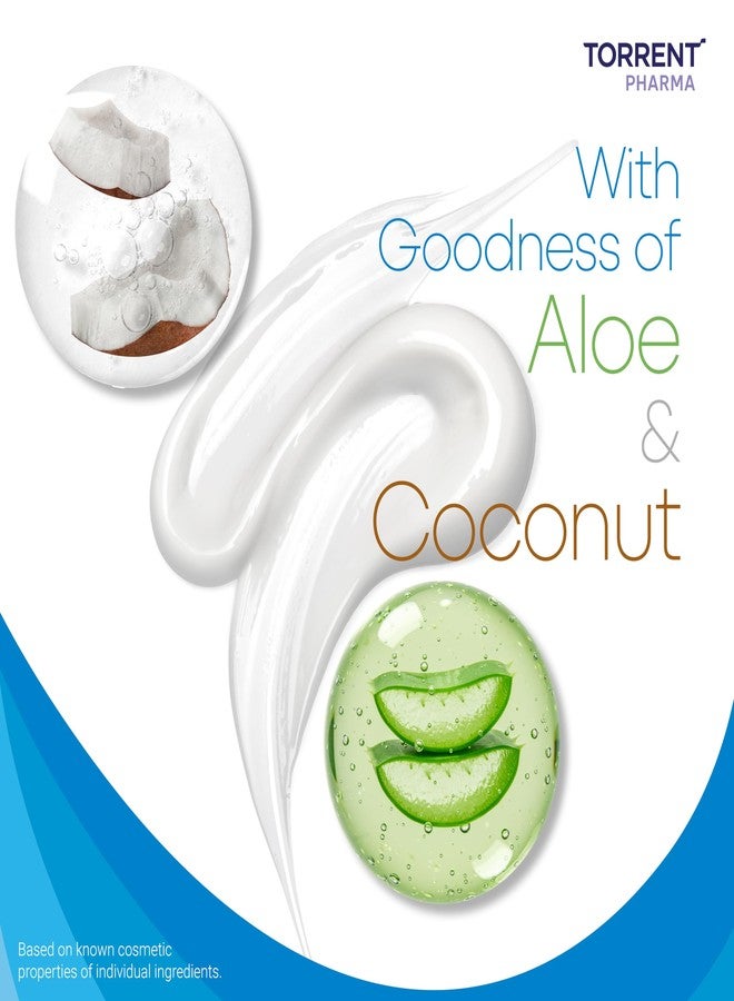 Torrent Dewsoft Moisturising Cream 150g with Coconut & Aloe for Daily Hydration - By Torrent Pharma - Image 5