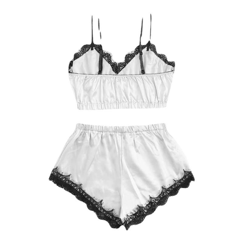 Satin Lace Lingerie Set for Women - Image 5