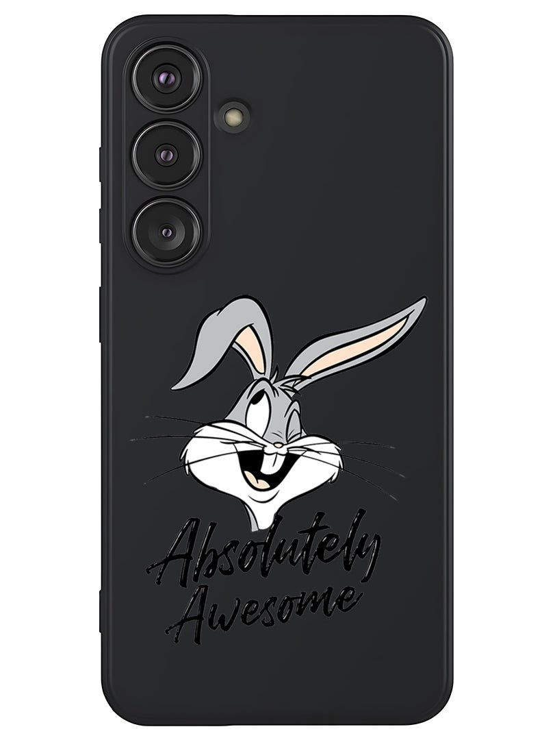 Theodor Protective Slim Fit Case Liquid Silicone Cover with Full Body Protection Anti-Scratch Shockproof Case For Samsung Galaxy S25 Plus (Black) - Absolutely Awesome  - Image 1