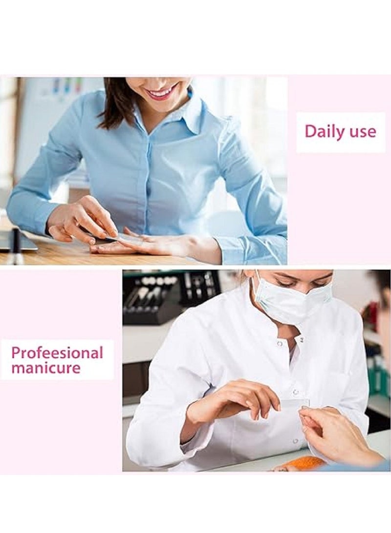 4 Pieces Glass Nail Files With Case Transparent - Image 5