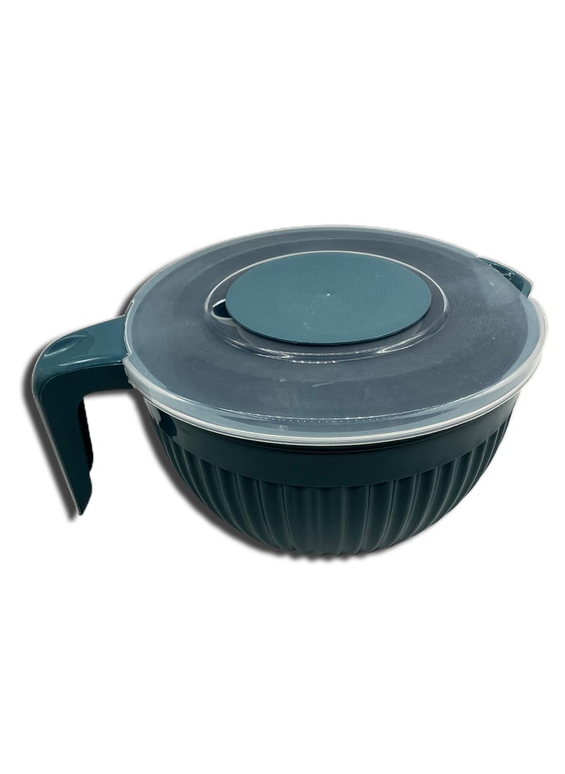 Excellent Houseware - Mixing Bowl With A Lid Blue - Image 1
