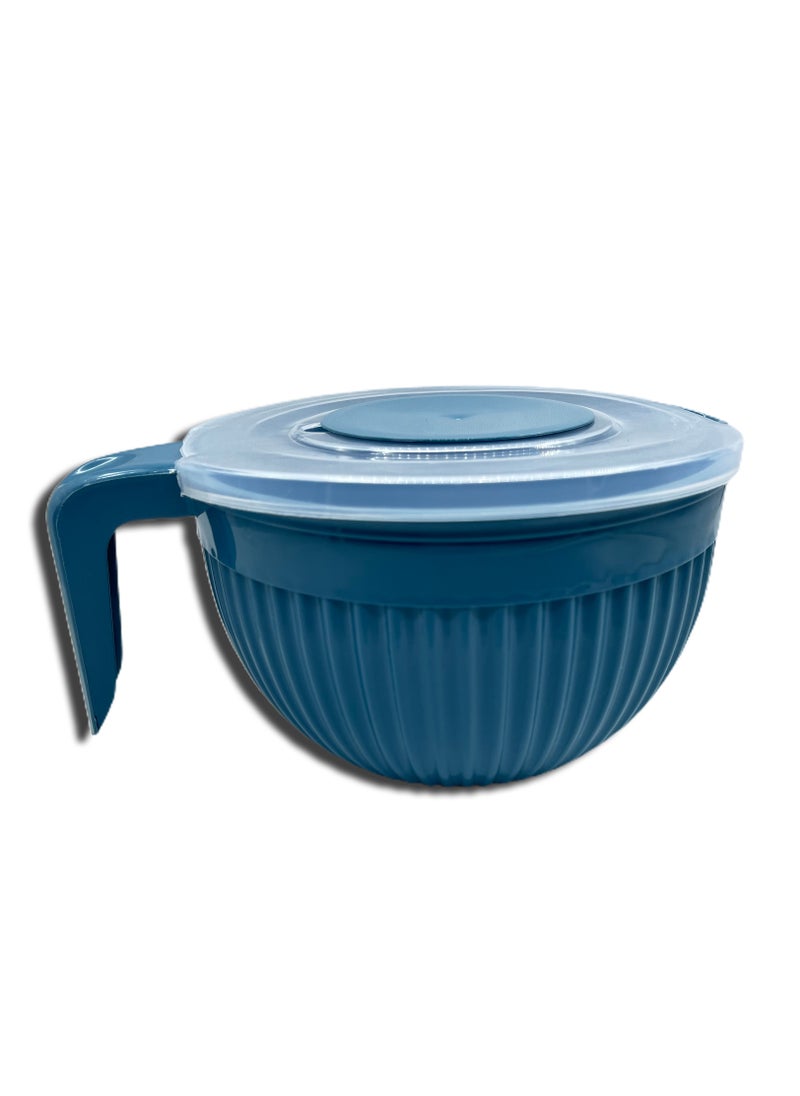 Excellent Houseware - Mixing Bowl With A Lid Blue - Image 1