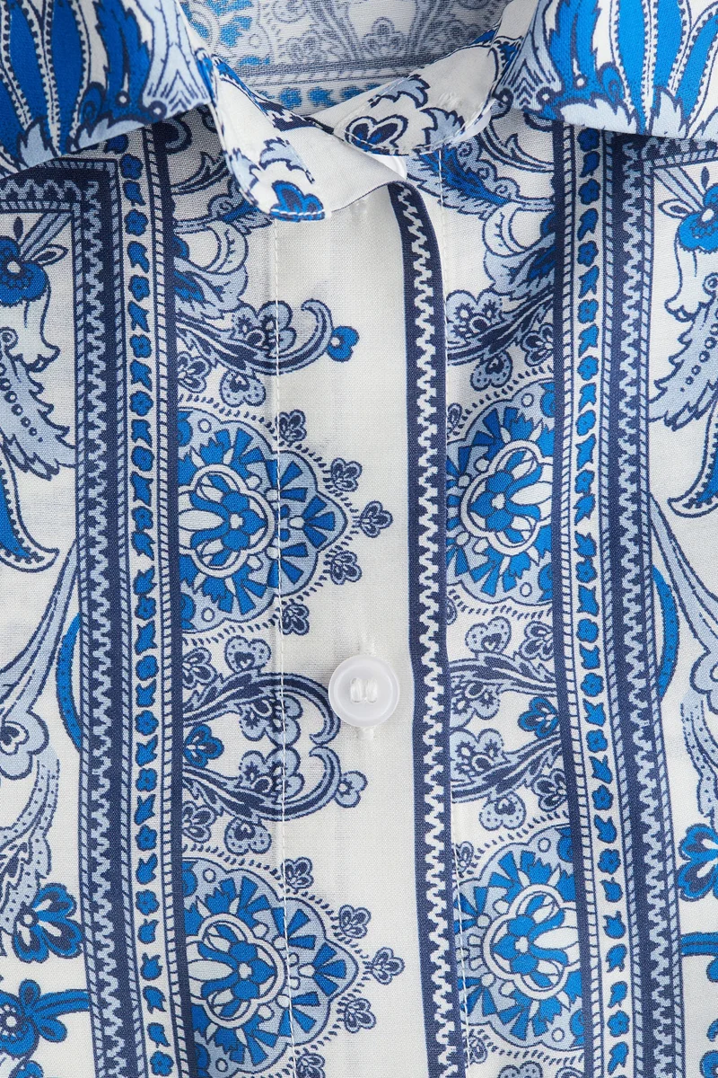 اتش اند ام قميص بقصّة واسعة