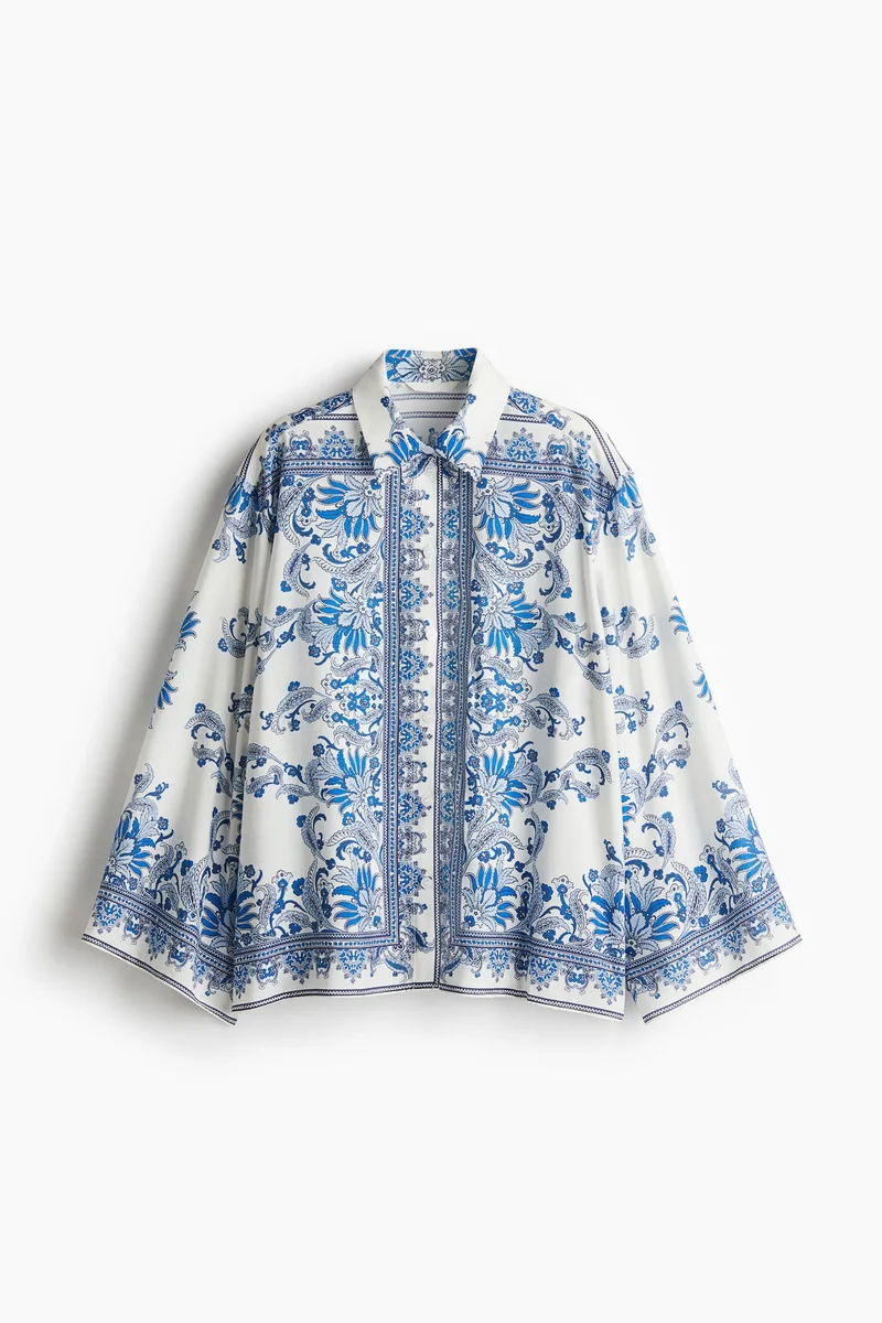 اتش اند ام قميص بقصّة واسعة