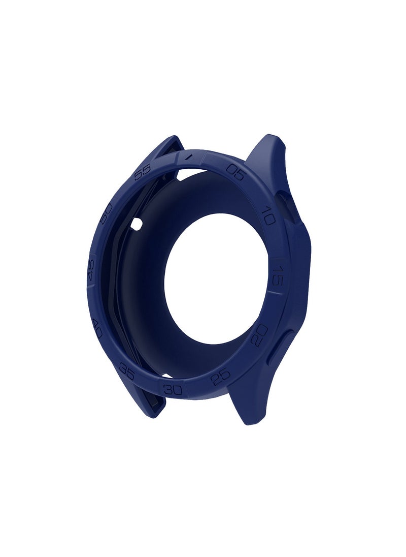 X-level 1 Pieces Watch Case for Huawei Watch GT4 46mm With Soft TPU Protective Anti-Scratch Silicone Protector Soft Flexible TPU Thin Lightweight Bumper Cover for Huawei Watch GT4 (46 mm) Blue  - Image 1