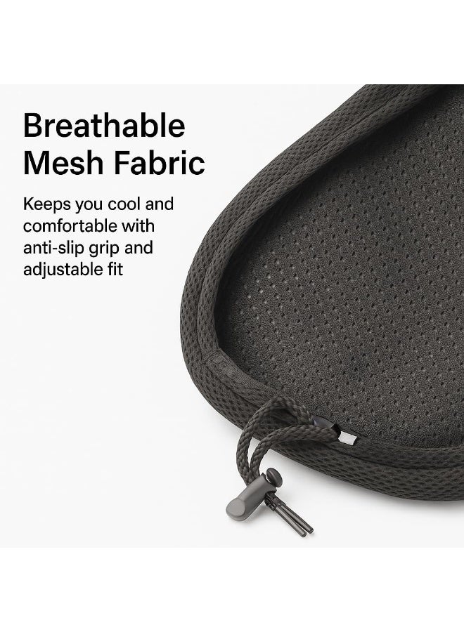 Fukukawa Bike Seat Cushion Cover Gel Memory Foam Padded Ergonomic Bicycle Saddle Cover Breathable Mesh Non Slip Base Adjustable Fit 27x19x3.5 cm - Image 5