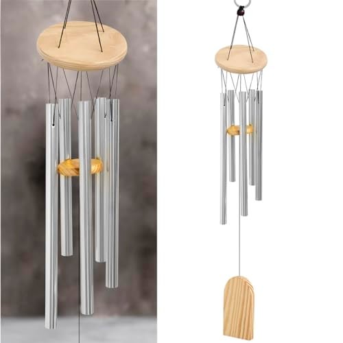 Crystu Fengshui Deep Sound Wind Chime, Wind Chimes for Home Decoration, Wind Chimes for Home Big Size - Image 1
