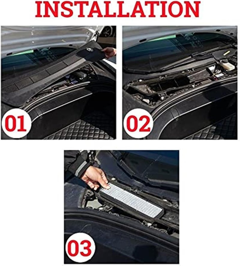 DEMULAX Air Conditioning Inlet Filter for Tesla Model 3 - Image 3