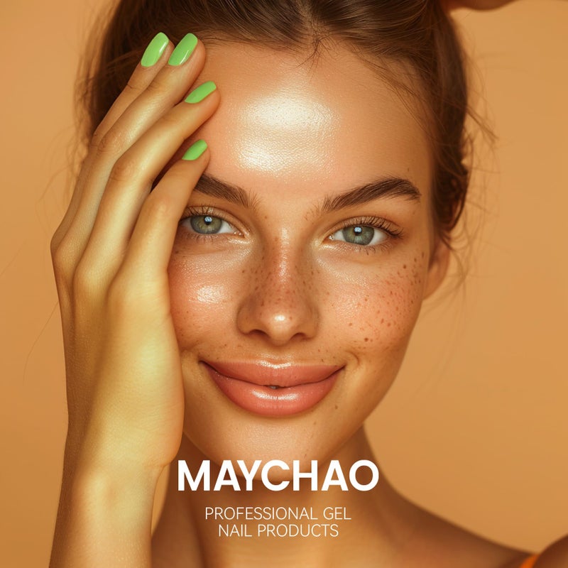 MAYCHAO 15ML Chameleon Gel Nail Polish 1Pc Green to Purple Nail Polish Soak Off UV LED Nail Gel Polish Nail Art Starter Manicure Salon DIY at Home, 0.5 OZ - Image 5