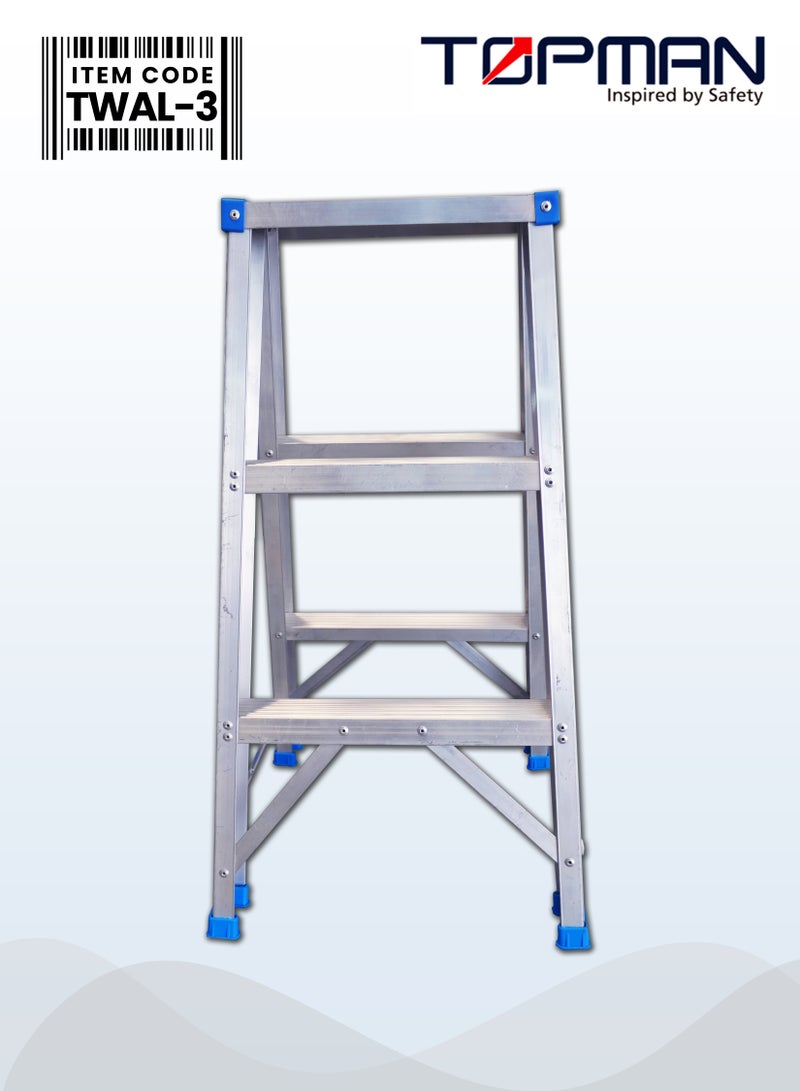 TOPMAN Two Way Aluminium Ladder 3 Steps - Image 2