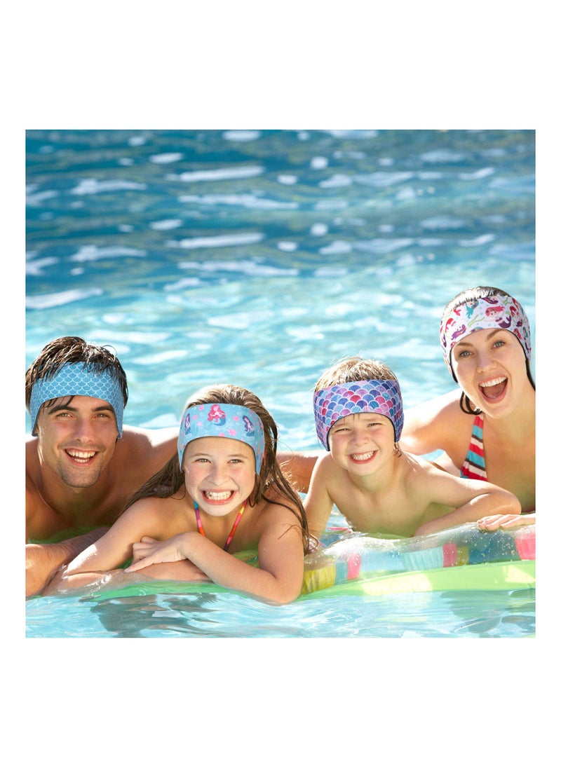 Generic - Adjustable Swimming Headband Set - 4 Pieces Ear Protection Bands for Kids and Adults, Ideal for Surfing, Bathing, and Kayaking to Keep Water Out of Ears. - Image 1