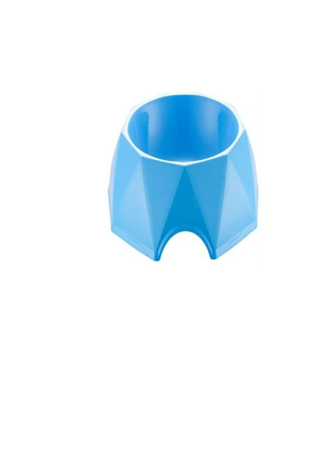 وعاء بلاستيك على شكل ماسة (L) 23.5 * 23.5 * 7.2 سم - أزرق - Image 2