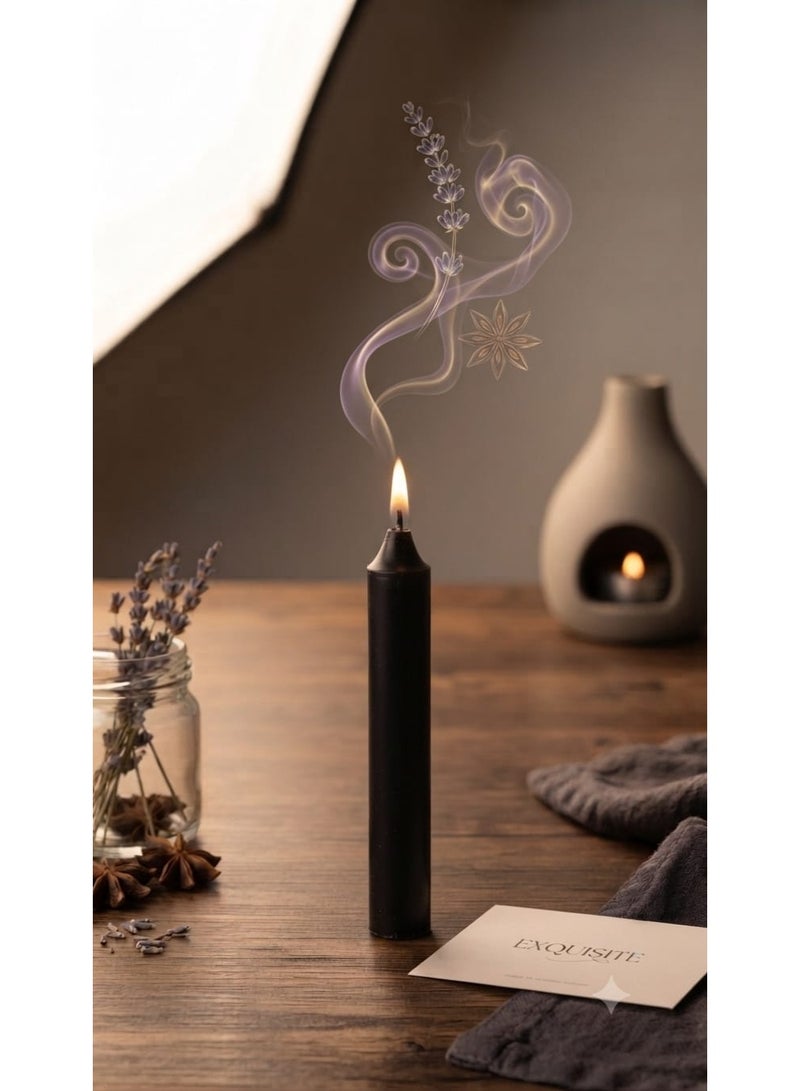 A set of scented candles made from natural plant extracts - tall candles in elegant packaging for relaxation and special occasion gifts - Image 3