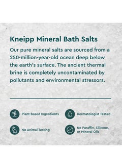 Kneipp Dream Away Mineral Bath Salt With Valerian & Hops Soothing Bedtime Bath Blend 17.6 Oz Up To 10 Baths  - Image 5