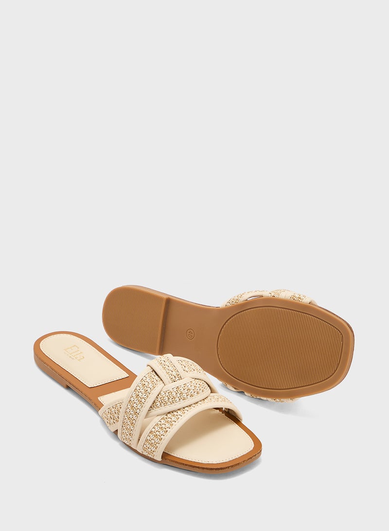 ايلا صندل نسائي مسطح - Image 3