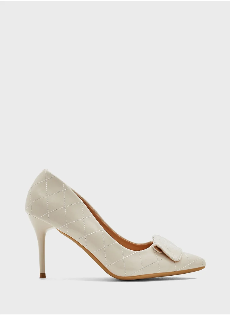 ايلا Weave Detail Pointy Pump