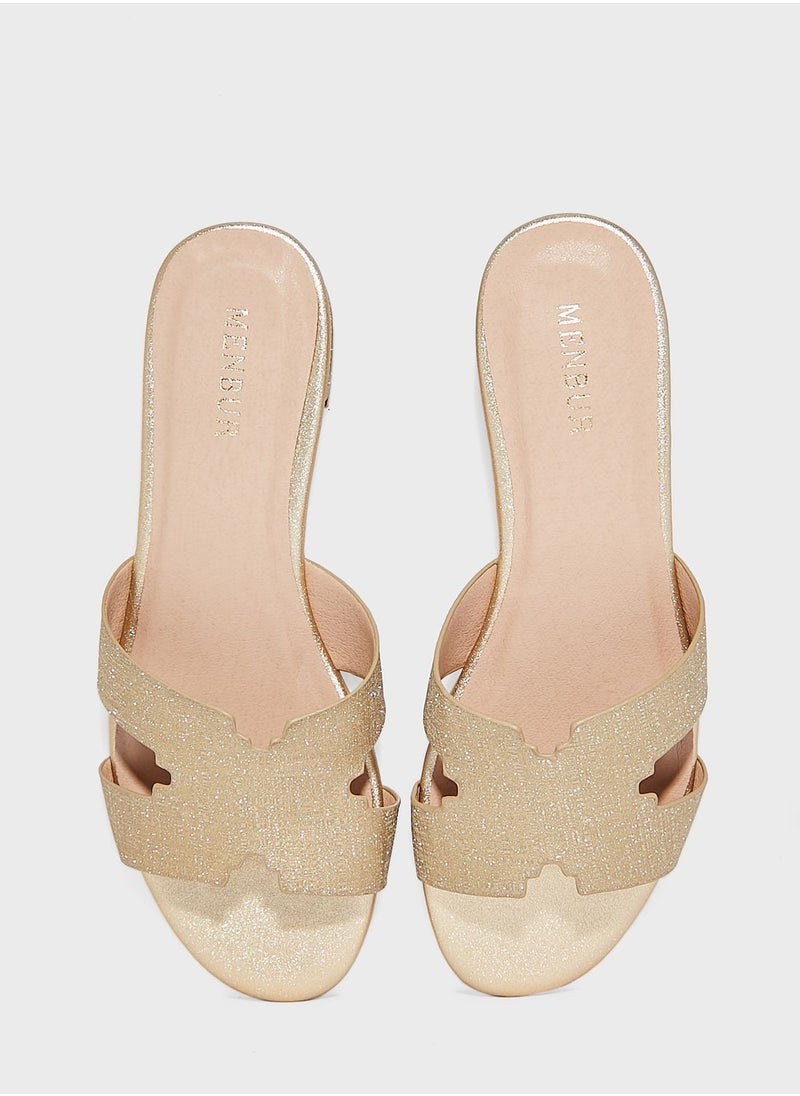 MENBUR Mule Capra Low Heel Sandals  - Image 4