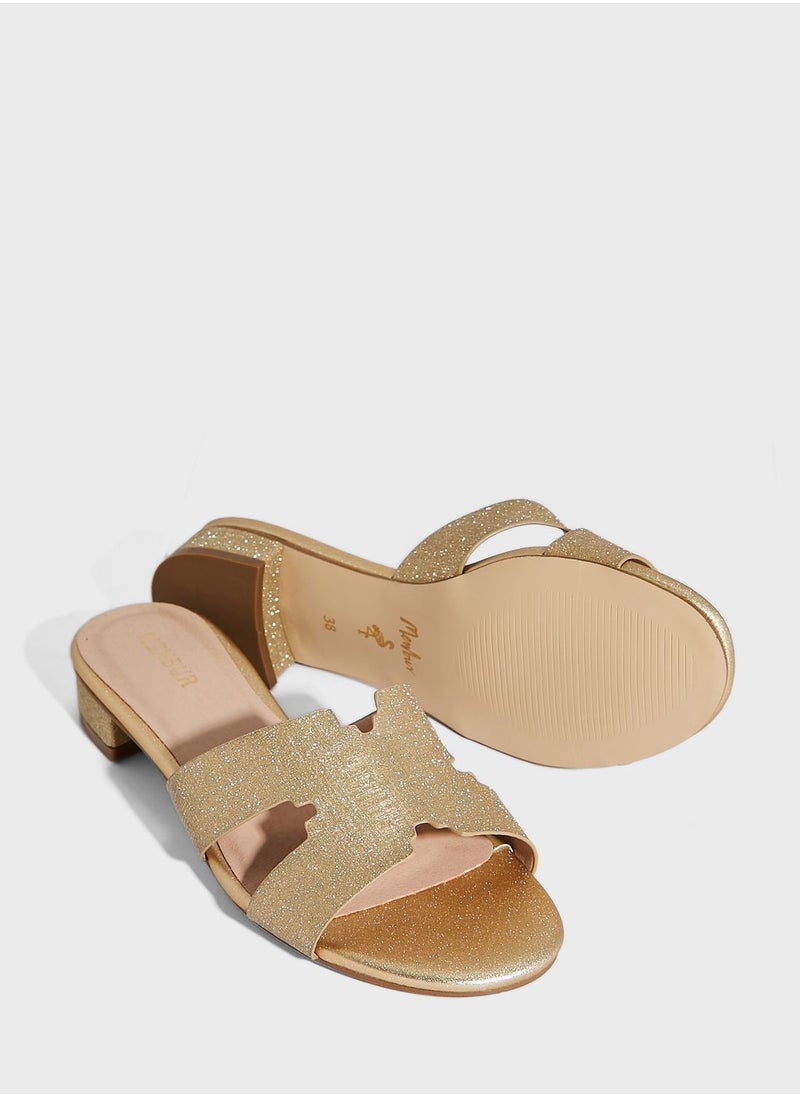 MENBUR Mule Capra Low Heel Sandals  - Image 3