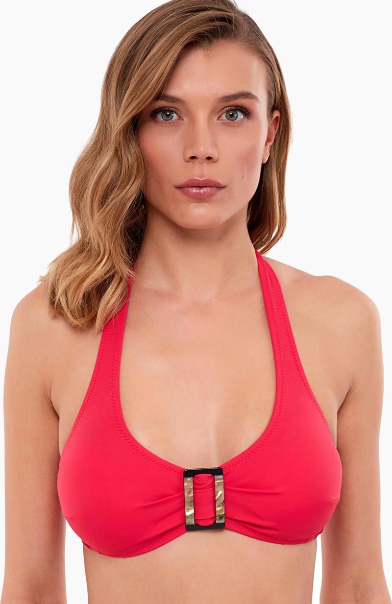 Ayyıldız Crescent Star 63544 Red Bikini Top  - Image 1